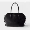 Prada Women Large Leather Tote Bag-Black 1BG6002HFQ 11 Prada Women Large Leather Tote Bag-Black 1BG6002HFQ
