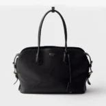 Prada Women Large Leather Tote Bag-Black 1BG6002HFQ