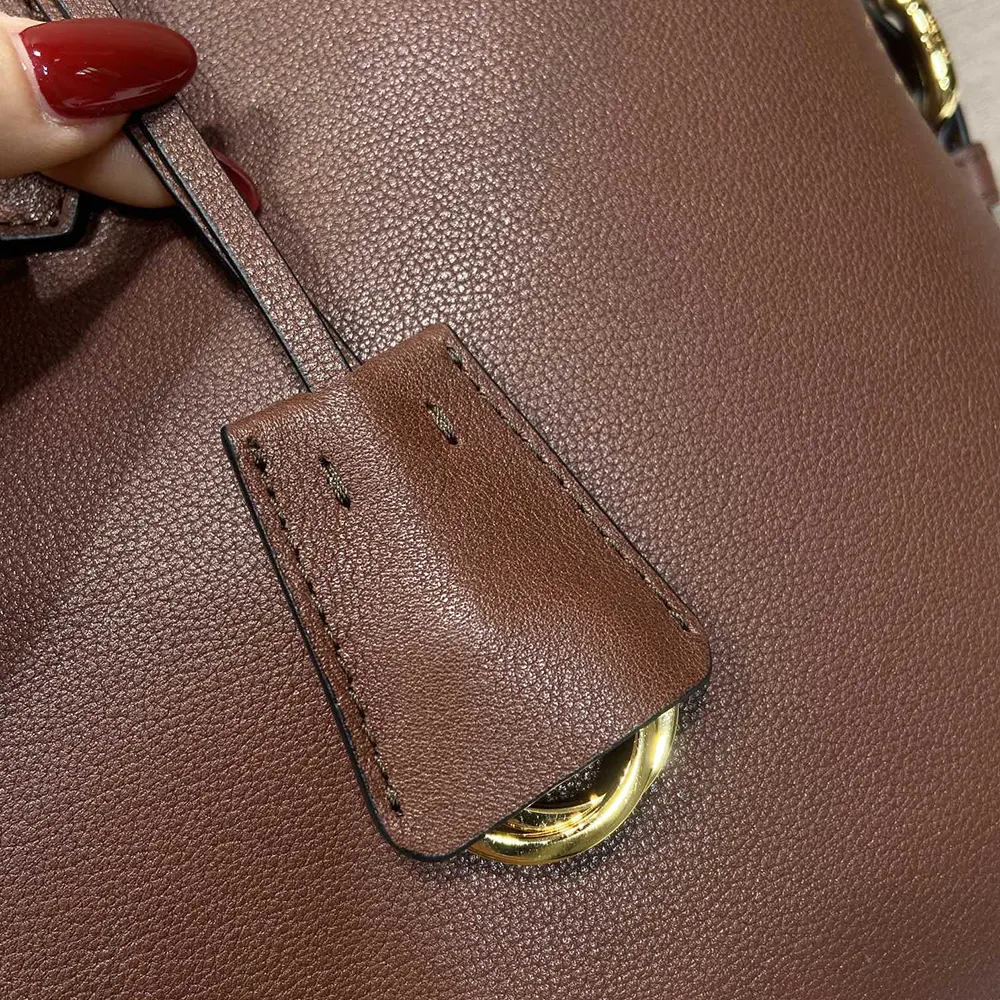 Prada Women Large Leather Tote Bag-Dark Brown 1BG6002HFQ 8 Prada Women Large Leather Tote Bag-Dark Brown 1BG6002HFQ