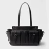Prada Women Route Large Leather Tote Bag-Black 1BG644 11 Prada Women Route Large Leather Tote Bag-Black 1BG644