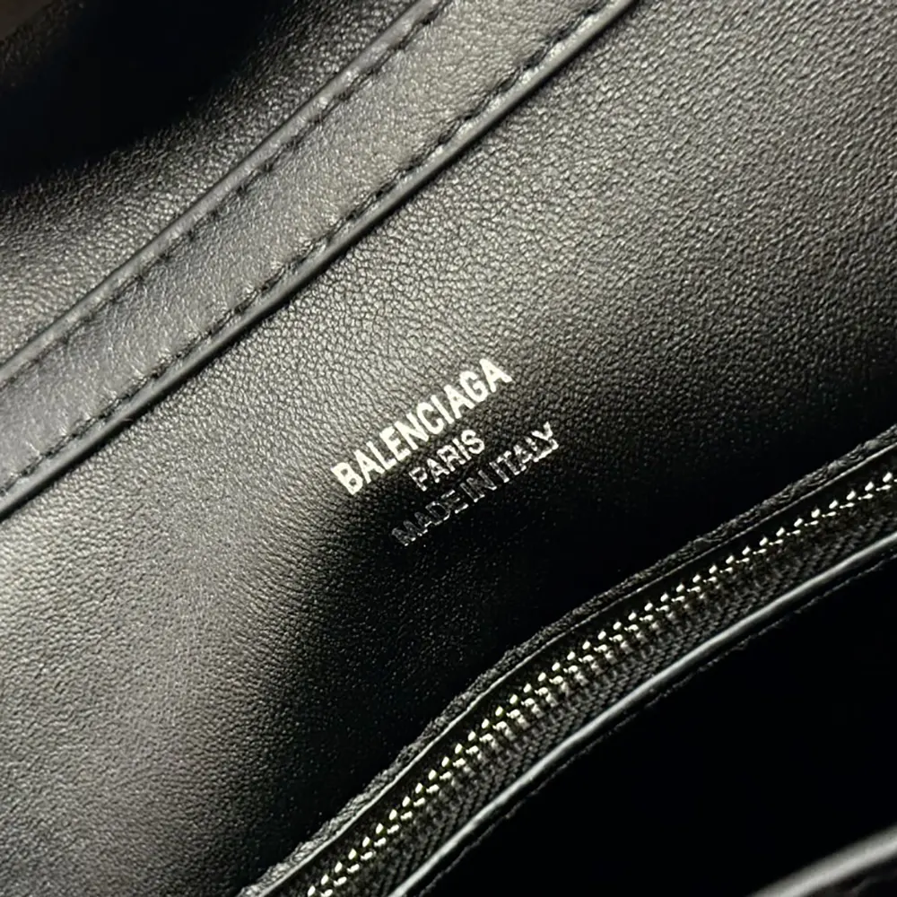 Balenciaga Women Rodeo Handbag Small In Black Smooth Calfskin Aged-Silver Hardware 7 Balenciaga Women Rodeo Handbag Small In Black Smooth Calfskin Aged-Silver Hardware