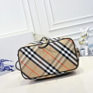 Burberry Women Medium Check Drawstring Pouch