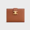 Celine Women Medium Strap Wallet Nino in Supple Grained Calfskin