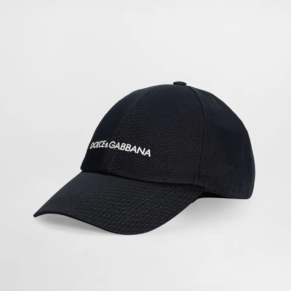 Dolce Gabbana D&G Unisex Cotton Baseball Cap with Dolce&Gabbana Logo