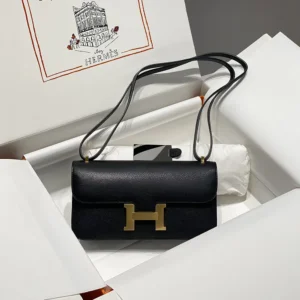 Hermes Women Constance Elan Epsom Gold-Black