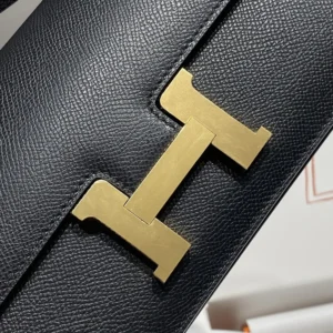 Hermes Women Constance Elan Epsom Gold-Black
