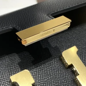 Hermes Women Constance Elan Epsom Gold-Black
