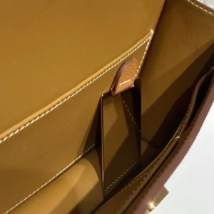 Hermes Women Constance Elan Epsom Gold-Brown