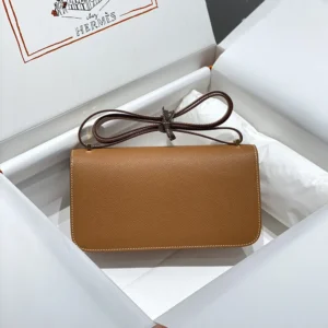 Hermes Women Constance Elan Epsom Gold-Brown