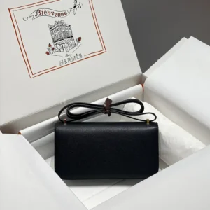 Hermes Women Constance Elan Epsom Silver-Black