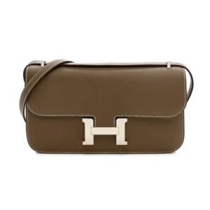 Hermes Women Hermes Women Constance Elan Epsom Gold-Gray