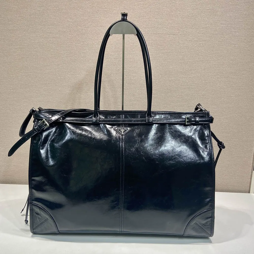 Prada Unisex Bonnie Leather Tote Bag 2VG1282CYR