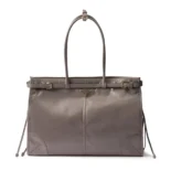 Prada Unisex Bonnie Leather Tote Bag-Clay 2VG1282CYR