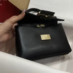 Roger Vivier Women Viv' Cabas Bag in Leather-Black RBWAMAA0150D8CB999