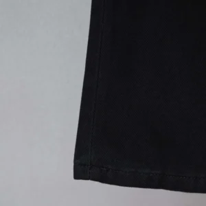 Balenciaga Men Flared Pants in Black Soft Hand Italian Denim-Black 790405TQ