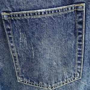 Balenciaga Men Folded Shorts in Dirty Vintage Blue