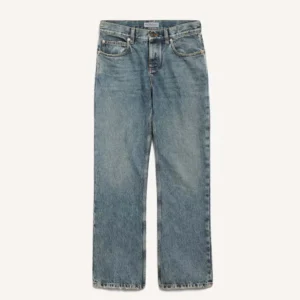 Balenciaga Men Regular Fit Jeans in Dirty Vintage Blue 872170TU