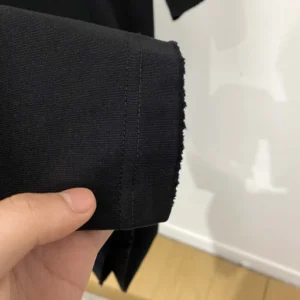 Balenciaga Women Back Medium Fit T-Shirt in Faded Black and Red Dry Jersey