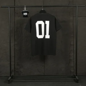 Balenciaga Women Basketball Series - Oversized T-Shirt In Washed Black Vintage Jersey