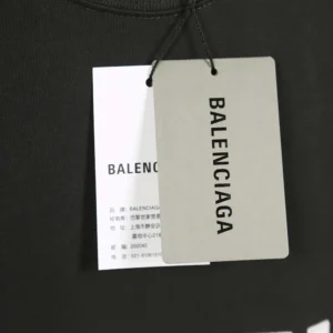Balenciaga Women Basketball Series - Oversized T-Shirt In Washed Black Vintage Jersey