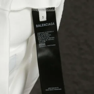 Balenciaga Women Basketball Series - Oversized T-Shirt In Washed White Vintage Jersey