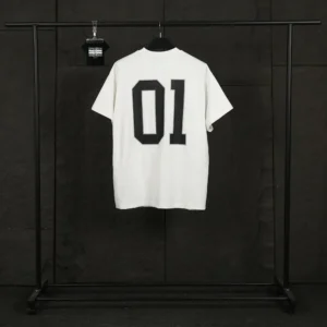 Balenciaga Women Basketball Series - Oversized T-Shirt In Washed White Vintage Jersey