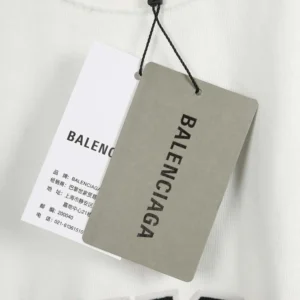 Balenciaga Women Basketball Series - Oversized T-Shirt In Washed White Vintage Jersey