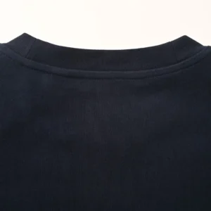 Burberry Men Check Flag Cotton T-shirt-Black 81303401