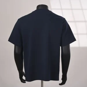 Burberry Men Check Flag Cotton T-shirt-Black 81303401