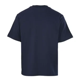 Burberry Men Check Flag Cotton T-shirt-Black 81303401