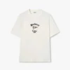 Burberry Men Check Flag Cotton T-shirt-White 81281971