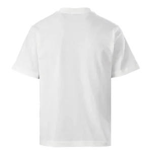 Burberry Men Check Flag Cotton T-shirt-White 81281971