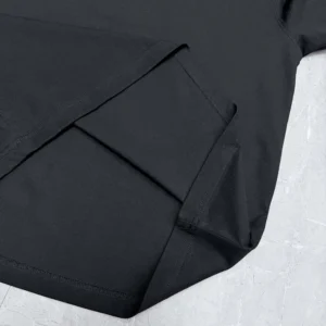 Burberry Men Check Trim Cotton T-shirt-Black 81234921