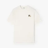 Burberry Men Knight Cotton T-shirt-White 81279501