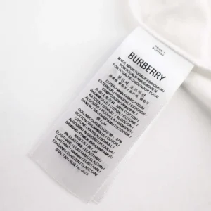 Burberry Men Knight Cotton T-shirt-White 81279501