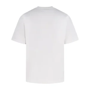 Burberry Men Knight Cotton T-shirt-White 81279501