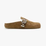 Burberry Unisex Check Denim Urchin Clogs-Jute Beige 81133931