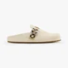Burberry Unisex Suede Urchin Clogs-Bake Beige 81133031