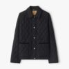 Burberry Women Quilted Nylon Jacket-Black 81072841