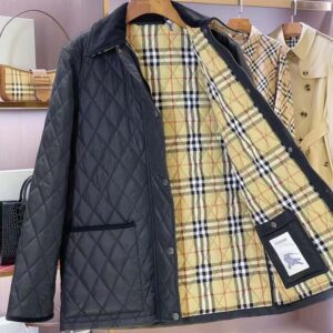 Burberry Women Quilted Nylon Jacket-Black 81072841
