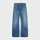 Celine Men Flare Jeans 002 in Lightweight Cotton Denim RP0FX0X00