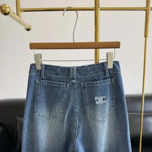 Celine Men Flare Jeans 002 in Lightweight Cotton Denim RP0FX0X00