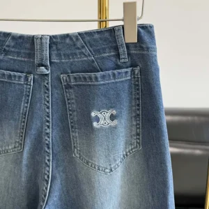 Celine Men Flare Jeans 002 in Lightweight Cotton Denim RP0FX0X00