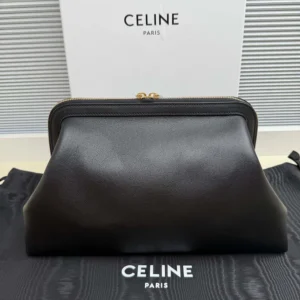 Celine Women Doctor'S Pouch In Supple Natural Calfskin-Black L104J3G40
