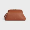 Celine Women Doctor'S Pouch in Supple Natural Calfskin-Brown L104J3G40