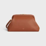Celine Women Doctor'S Pouch in Supple Natural Calfskin-Brown L104J3G40