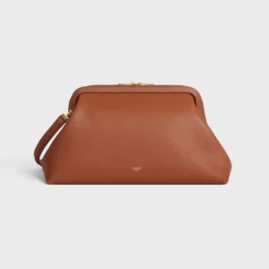 Celine Women Doctor'S Pouch in Supple Natural Calfskin-Brown L104J3G40