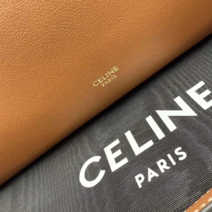 Celine Women Doctor'S Pouch in Supple Natural Calfskin-Brown L104J3G40