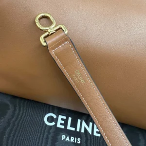 Celine Women Doctor'S Pouch in Supple Natural Calfskin-Brown L104J3G40