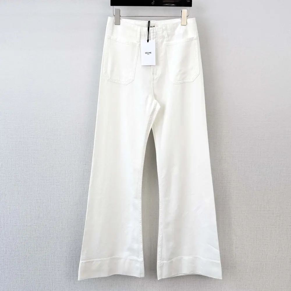 Celine Women Flare Jeans 004 in Indigo Denim RP0H2805P